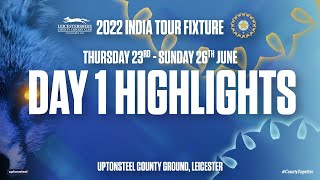 Leicestershire vs India  Day 1 Highlights [upl. by Afrikah]