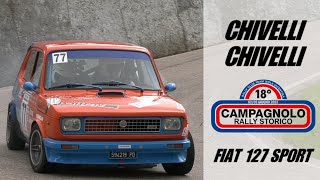 Rally Campagnolo 2023  Chiavelli LucianoChivelli Lorena  Fiat 127 Sport [upl. by Honan]