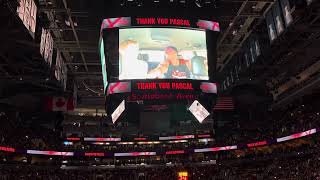 Pascal Siakam Return To Toronto And Tribute Video Raptors vs Pacers Feb 14th 2024 [upl. by Llertnek]