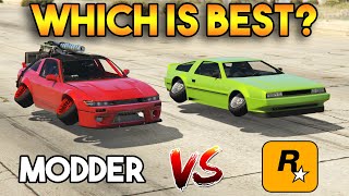 GTA 5 DELUXO VS MODDER FLYING CARROCKSTAR GAMES VS MODDER [upl. by Griffith]