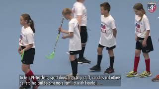 Floorball 4 All  Introduction to Floorball Fundamentals amp Drills videos [upl. by Oirretna]