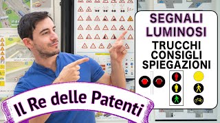 SEGNALI LUMINOSI  IL RE DELLE PATENTI  PATENTE B  ESAME DI TEORIA [upl. by Christoph256]