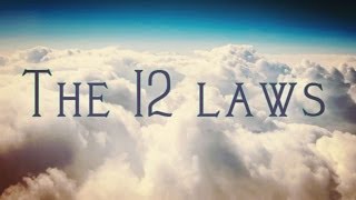 The 12 Universal Laws That Governs Our Lives Create Your Life [upl. by Grissel556]