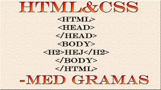 HTML amp CSS svenska  12  Tabeller [upl. by Petua]