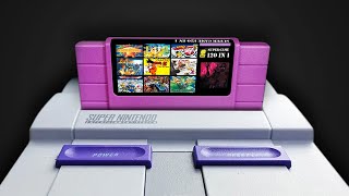 Cartucho MORADO multijuegos  120 juegos en 1 SNES  elrafias [upl. by Aicineohp598]