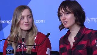 Justine DufourLapointe’s sisters say her silver is like a gold [upl. by Nrehtac377]