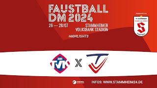 HIGHLIGHTS Faustball DM 2024  Spiel um Platz 3 TV 1880 Käfertal [upl. by Thaddaus]