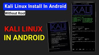 How to install kali linux in android without root [upl. by Avis800]