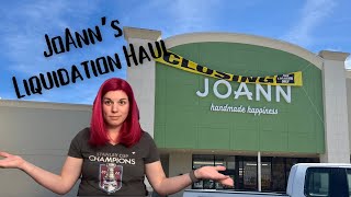 JoAnn Fabrics Liquidation Haul  What Im Excited About [upl. by Hait562]