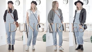 6 ways to wear dungarees  Capsule wardrobe style guides [upl. by Quartus]