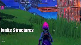 Ignite Structures  Fortnite The Herald Quest  Chapter 3 Season 4  Challenge Guide [upl. by Jobina]