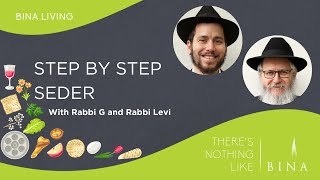 Step by step Seder with Rabbi’s Gourarie and Levi [upl. by Carol-Jean]