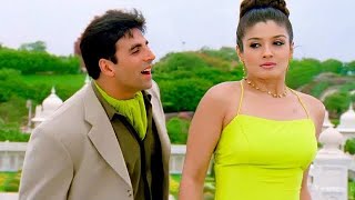 Dil Churaya Apne 4k HD Video  Akshay Kumar Raveena Tandon  Alka Yagnik Vinod Rathod  90s Song [upl. by Rebme]