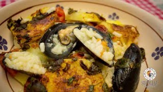 Ricetta  Tiella di patate riso e cozze alla barese [upl. by Annil]