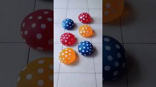 Yellow Blue Red Balloon Pop Mixing Color Reverse Video [upl. by Elehcin262]