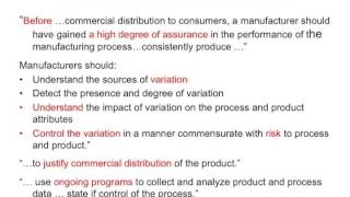 Analyzing the FDA Process Validation Guidance [upl. by Rebmyt]