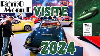 je te fais la visite du salon RETROMOBILE 2024 Paris porte de Versailles en live 😉 [upl. by Rifkin252]