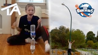 Water Bottle Flip Trick Shots ULTIMATE EDITION  Thats Amazing amp How Ridiculous [upl. by Nerte]