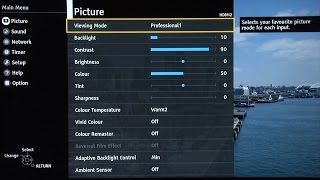 Panasonic DX902 TX65DX902 Best TV Picture Settings [upl. by Nason857]