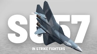 GeoFS Aviator  Strike Fighters  Sukhoi Su57 Felon [upl. by Garrick]