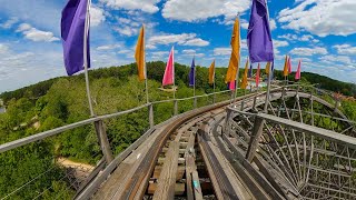 The Legend REVIEW CCI Wooden Coaster  Holiday World [upl. by Lewls]