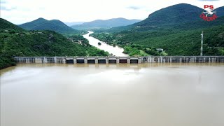 Nível da água da barragem da pedra em Jequié BA começa a baixar 09012022 Voo 104 [upl. by Spear]