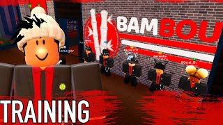 BAMBOU TRAINING  HOST POV ROBLOX [upl. by Retniw424]