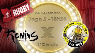 JG 5 RONINS X SANTER  BRASILEIRO 2024  1ª DIV [upl. by Rodavlas891]