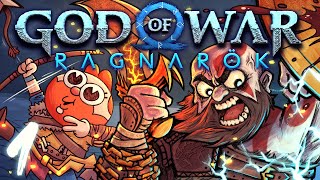 God of War Ragnarok HARD MODE Part 1  w The Completionist [upl. by Oznola]