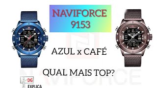 NAVIFORCE 9153 AZUL OU CAFÉ ANÁLISE [upl. by Yriek560]