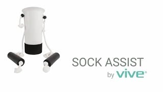 Sock Assist by Vive  Stocking Puller Assistant Aid  Compression Sock Helper Elderly Pregnant [upl. by Gathard]