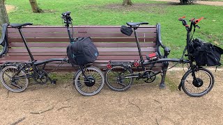 Brompton PLine Electric amp Brompton PLine ARCC Electric Side By Side Comparison [upl. by Nylesaj563]