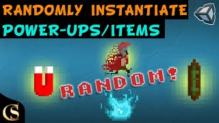 How to Randomly Instantiate GameObjectsPowerUpsItems in Unity [upl. by Rimidalv]