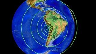 4012014  82M Earthquake Strikes Chile  Tsunami warnings were issued [upl. by Mochun]