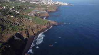 Playa Los Patos con escaleras nuevas Puerto de La Cruz Tenerife [upl. by Akima]