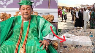 MOMENT ALAAFIN OF OYOS BODY WAS TAKEN INTO PLACE FOR TRADITIONAL RITES [upl. by Finny53]