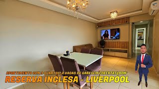 Reserva Inglesa Liverpool Apartamento com 90m² 3 quartos sendo 1 suíte2 vagas garagem de cobertas [upl. by Enylcaj551]