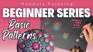 Beginner Series  Walking the Dots amp Swooshes  Basic Dot Mandala Patterns for Beginners [upl. by Muryh]