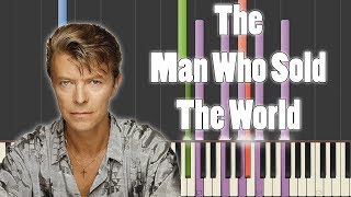 David Bowie  quotThe Man Who Sold The Worldquot using only piano [upl. by Nirek810]