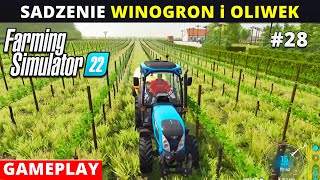 Farming Simulator 22 zaczynamy odc 28 Sadzimy winogrona i oliwki Zagrajmy w FS22 gameplay pl [upl. by Carolynne]