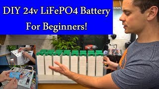 DIY 24v LiFePO4 Solar Battery Bank Beginner Friendly 24 kWh Cheap Full Tutorial [upl. by Nohsreg624]