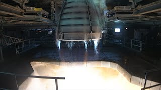 NASA Conducts First RS25 Rocket Engine Test of 2018 [upl. by Mano]