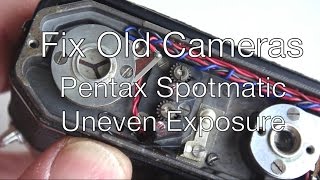 Fix Old Cameras Pentax Spotmatic Uneven Exposure [upl. by Natanoj]