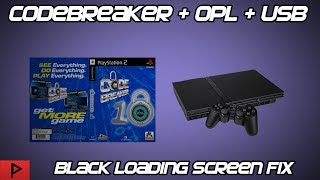 Codebreaker OPL and USB Black Loading Screen Fix 2020 [upl. by Eniahs728]