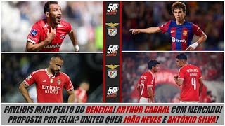 Benfica 2425 ● Pavlidis perto do Benfica Cabral de saída Manchester United atento a dupla da Luz [upl. by Anna-Diane183]