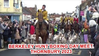 BERKELEY HUNT BOXING DAY MEETTHORNBURY 2023 [upl. by Berkow]