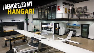 Private Airpark Hangar After Remodeling [upl. by Ames]