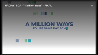 A Million Ways to Use Same Day ACH [upl. by Hyacintha]