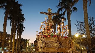 STMO CRISTO DEL MAR SEÑOR DEL PUERTO DE ROQUETAS DE MAR SALIDA PROCESIONAL 10824 [upl. by Hsaka]