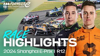 Commanding drives and a BRAND NEW podium finisher ⚡️  Round 12 Shanghai EPrix Race Highlights [upl. by Letreece574]